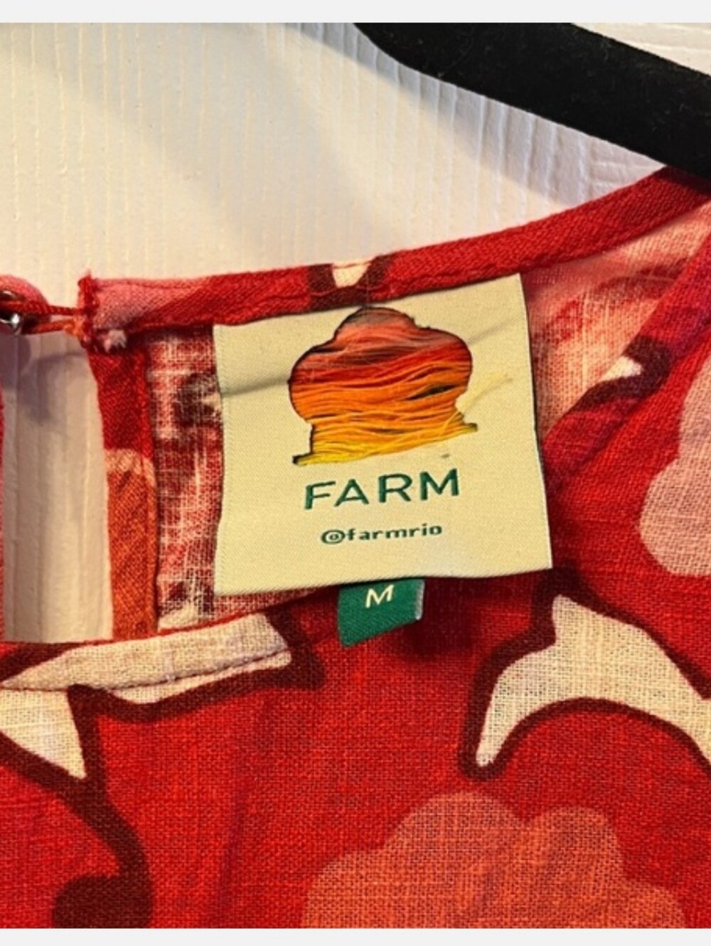 Farm Rio Red Midi Dress - Picture 5 of 10